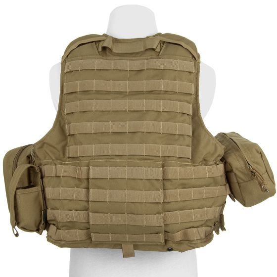 Flyye Force Recon ver. Mar Vest med Hylstersæt - Khaki