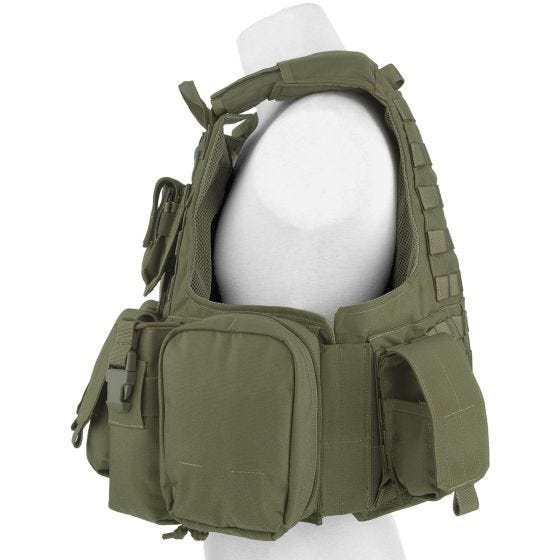 Flyye Force Recon ver. Mar Vest med Hylstersæt - Ranger Green