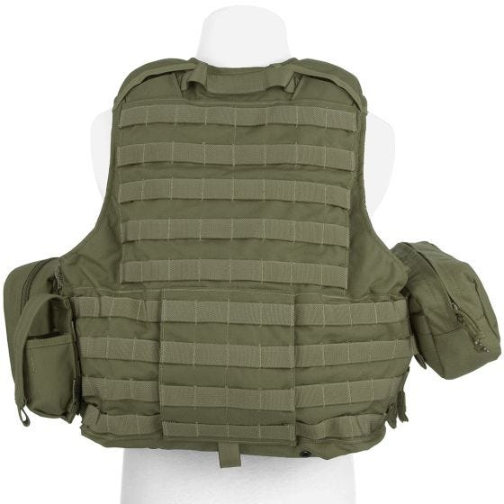 Flyye Force Recon ver. Mar Vest med Hylstersæt - Ranger Green