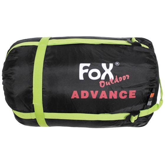 Fox Outdoor Advance Mummy-sovepose - Sort/Grå