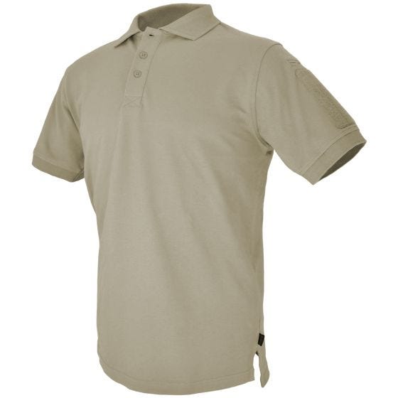 Hazard 4 Undervest Battle Poloshirt Ensfarvet Front - Tan