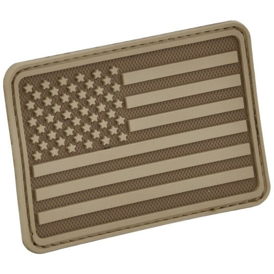 Hazard 4 USA Flag Left Arm Moralemærke - Coyote