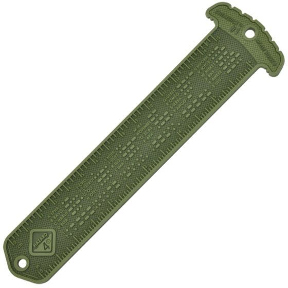 Hazard 4 Cheatstick #1 Ruler / Morse MOLLE Mærke - OD Green
