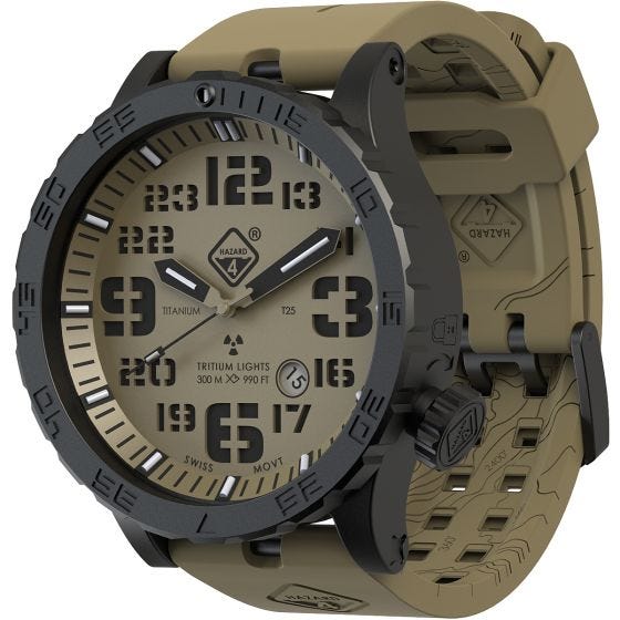 Hazard 4 Heavy Water Diver Titanium Tritium-ur - Arid Green/Yellow