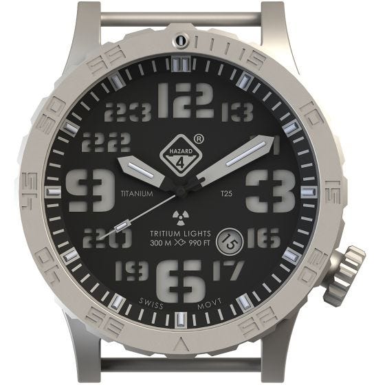 Hazard 4 Heavy Water Diver Titanium Tritium-ur - Blacktie Green/Yellow