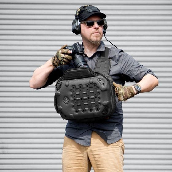 Hazard 4 Hibachi Hard MOLLE Stroptaske - Sort