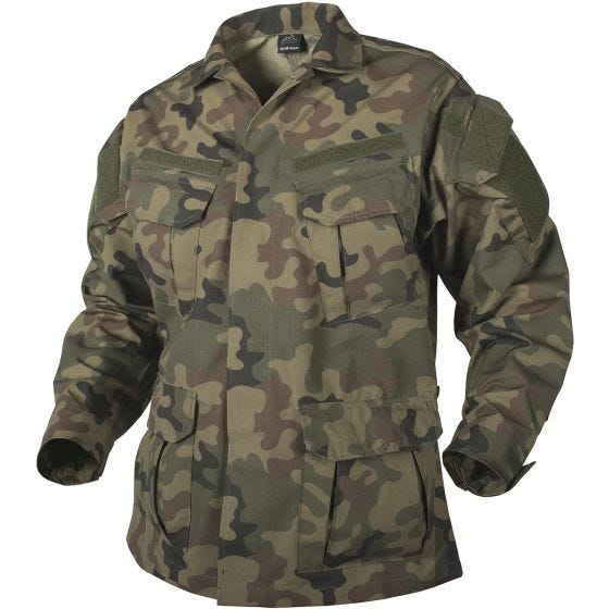 Helikon SFU NEXT Skjorte Polybomuld med Ripstop - Polish Woodland
