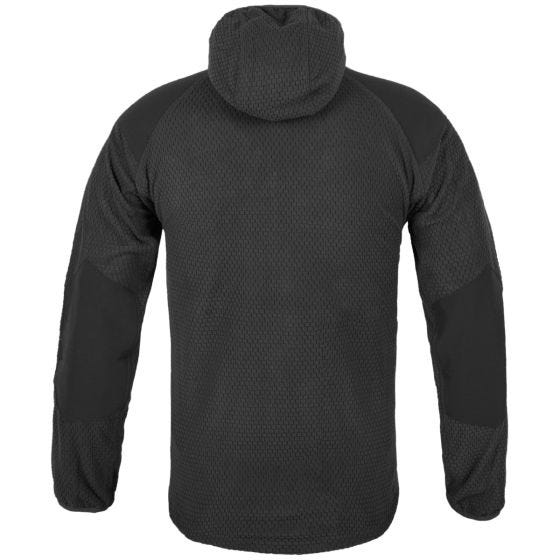 Helikon Alpha Jakke med Hætte Grid-fleece - Sort