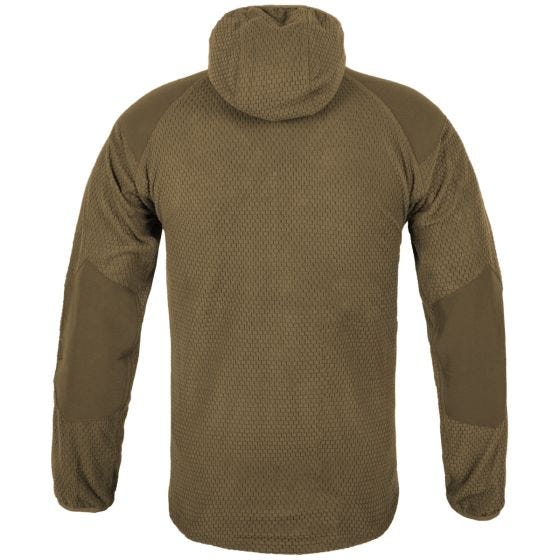 Helikon Alpha Jakke med Hætte Grid-fleece - Coyote