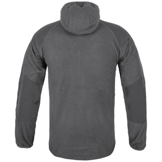 Helikon Alpha Jakke med Hætte Grid-fleece - Shadow Grey