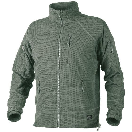 Helikon Alpha Tactical Jakke Grid-fleece - Foliage Green