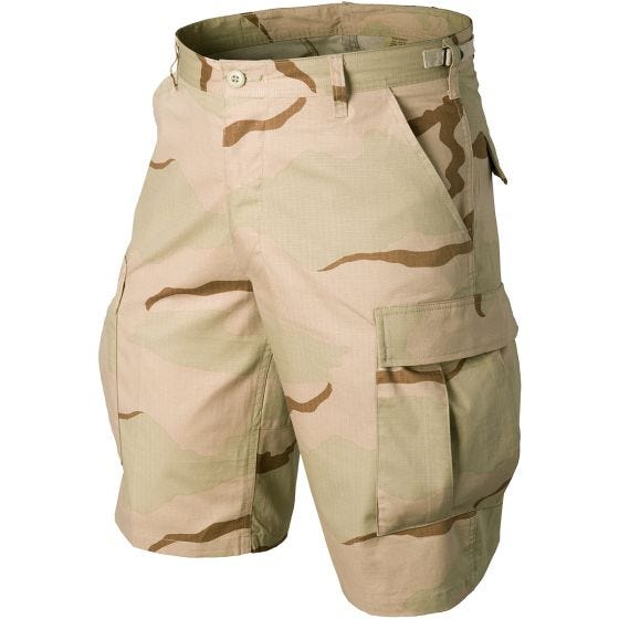 Helikon BDU Genuine Shorts Bomuld med Ripstop - 3-Farvet Ørken