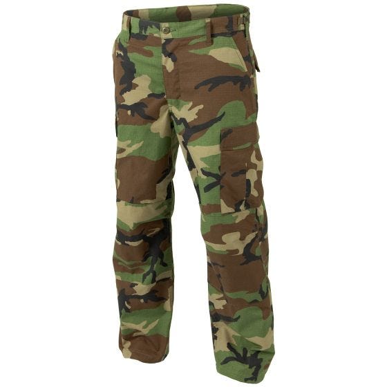 Helikon BDU Genuine Bukser Polybomuld med Ripstop - Woodland