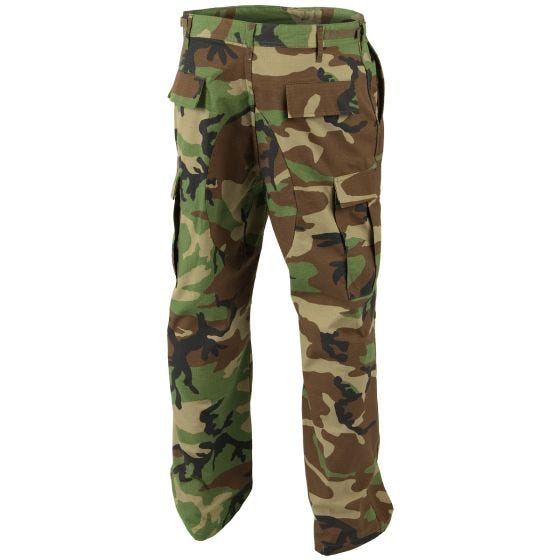 Helikon BDU Genuine Bukser Polybomuld med Ripstop - Woodland