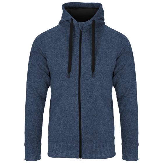 Helikon Covert Tactical Hættetrøje med Fuld Lynlås - Melange Blue