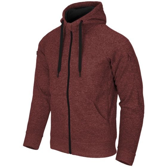 Helikon Covert Tactical Hættetrøje med Fuld Lynlås - Melange Red