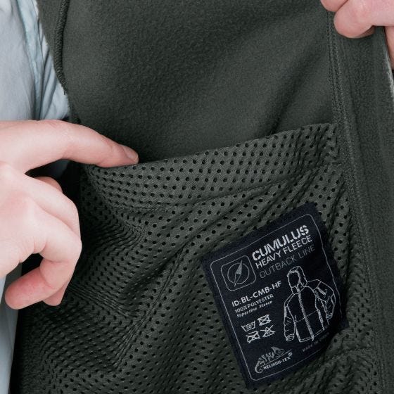Helikon Cumulus Tung Fleece-jakke - Shadow Grey
