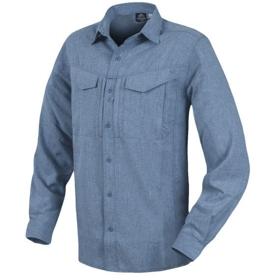 Helikon Defender Mk2 Gentleman Langærmet Skjorte - Melange Blue