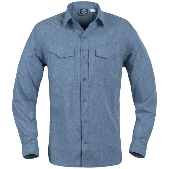 Helikon Defender Mk2 Gentleman Langærmet Skjorte - Melange Blue