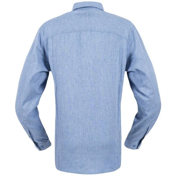 Helikon Defender Mk2 Gentleman Langærmet Skjorte Melange Light Blue
