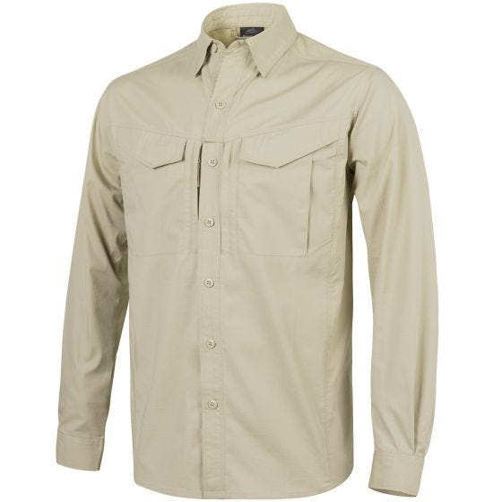 Helikon Defender Mk2 Langærmet Skjorte - Khaki