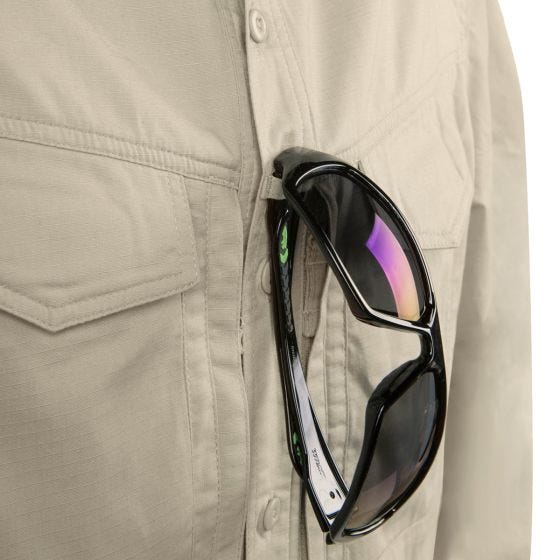 Helikon Defender Mk2 Langærmet Skjorte - Khaki