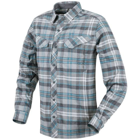 Helikon Defender Mk2 Pilgrim Langærmet Skjorte - Blue Plaid