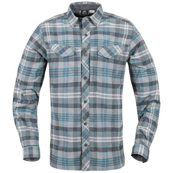 Helikon Defender Mk2 Pilgrim Langærmet Skjorte - Blue Plaid