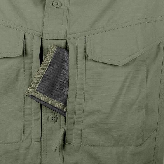 Helikon Defender Mk2 Kortærmet Skjorte - Olive Green