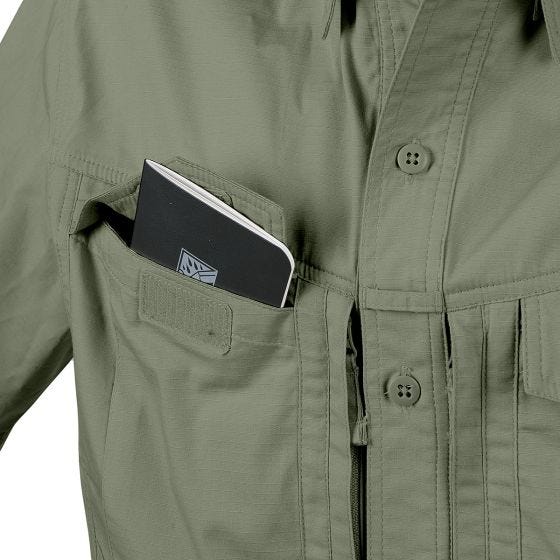 Helikon Defender Mk2 Kortærmet Skjorte - Olive Green