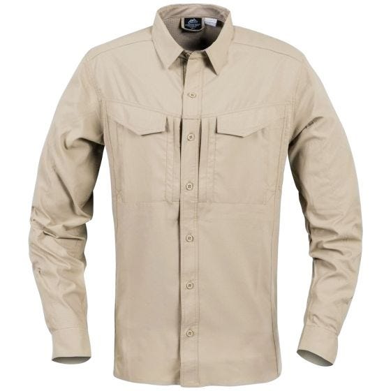 Helikon Defender Mk2 Tropical Langærmet Skjorte - Silver Mink