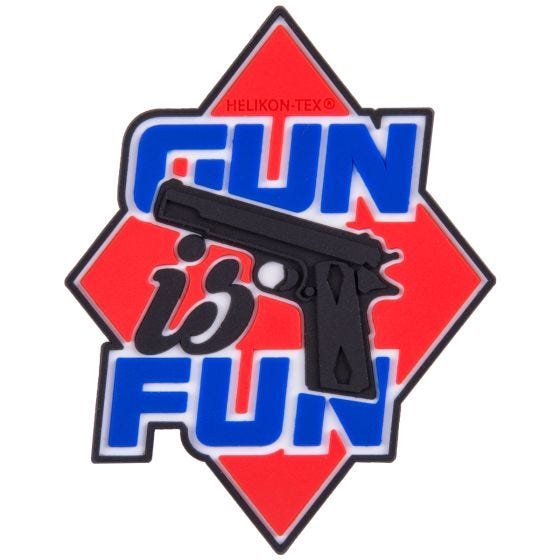 Helikon Gun is Fun Mærke - Rød