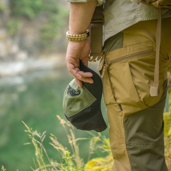 Helikon Logo Kasket Polybomuld med Ripstop Olive Green/Adaptive Green