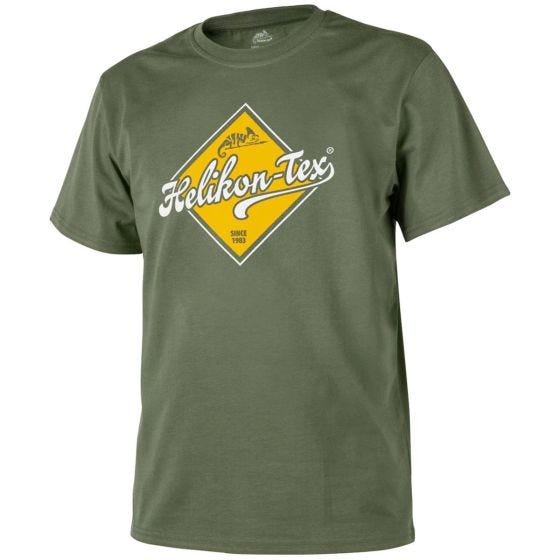 Helikon Road Sign T-shirt - Olive Green