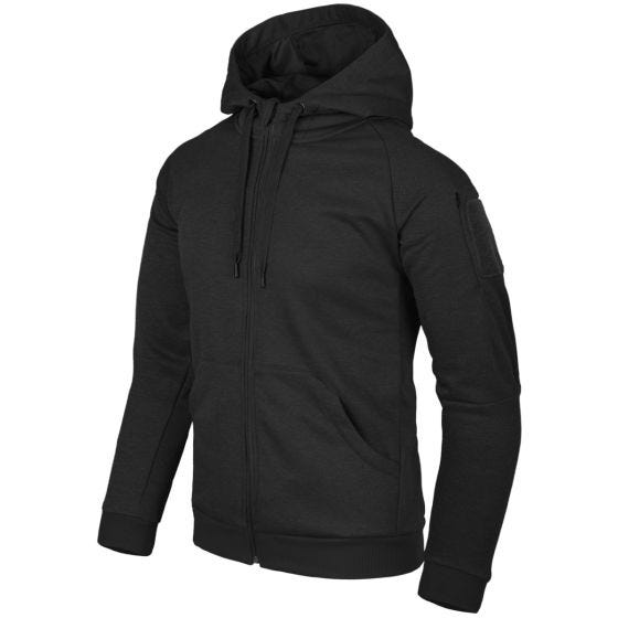 Helikon Urban Tactical Hættetrøje med Fuld Lynlås - Sort