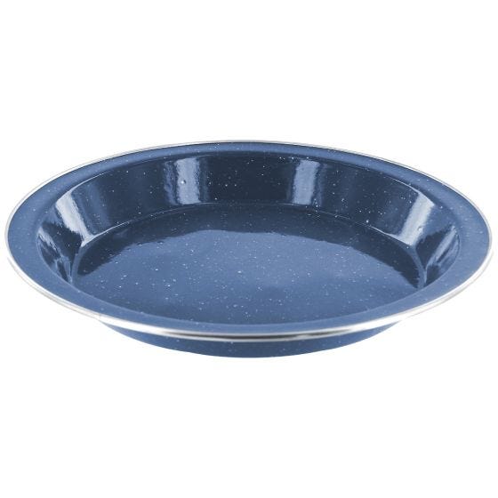 Highlander Deluxe Tallerken Emalje - Navy Blue