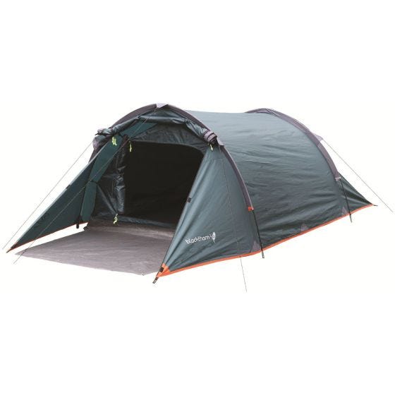Highlander Blackthorn 2 Telt - Hunter Green/Orange Trim