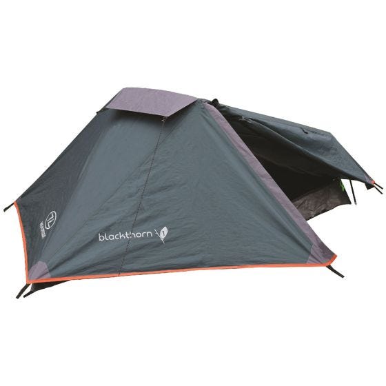 Highlander Blackthorn 1 Telt - Hunter Green/Orange Trim