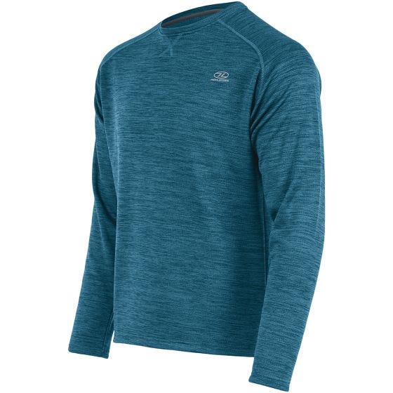 Highlander Sweater med Crew Neck - Marine Blue