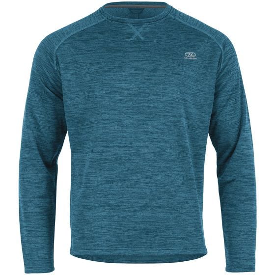 Highlander Sweater med Crew Neck - Marine Blue