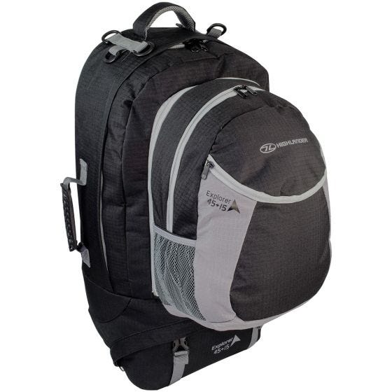 Highlander X-plorer Ryg-etui 45 + 15 L - Sort