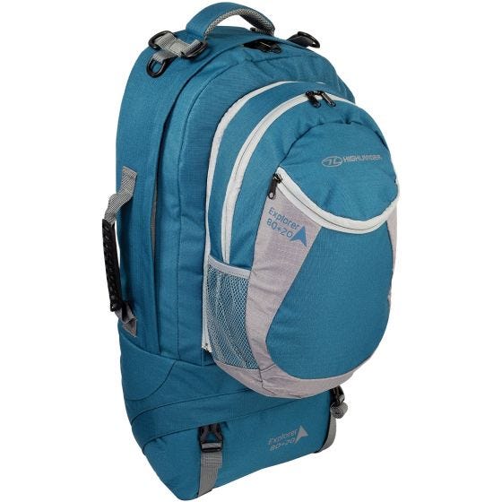Highlander X-plorer Ryg-etui 80 + 20 L - Teal