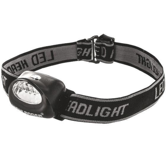 Highlander Fornax 5 LED Hovedlygte - Sort