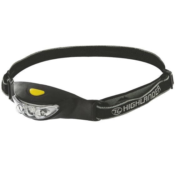 Highlander Ray 3 LED Pandelygte - Sort