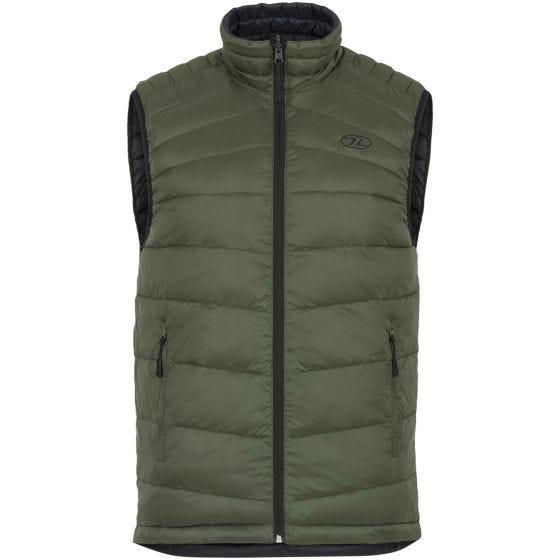 Highlander Vendbar Vest - Sort/Olivenfarvet