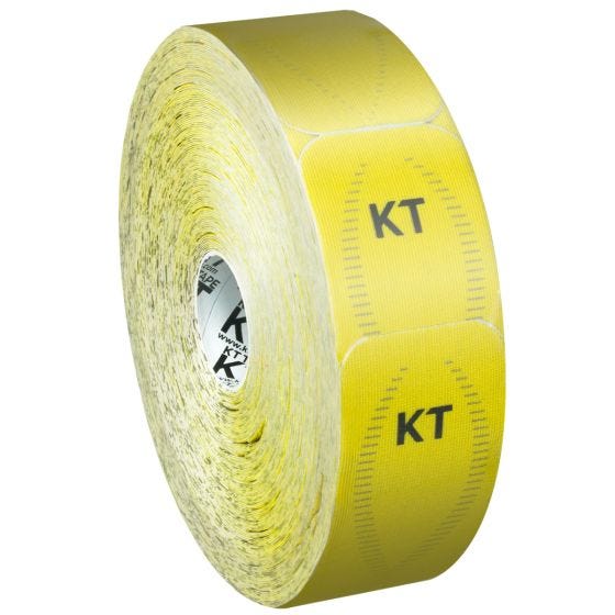KT Tape Jumbo Pro Precut Kinesiologitape Syntetisk - Solar Yellow