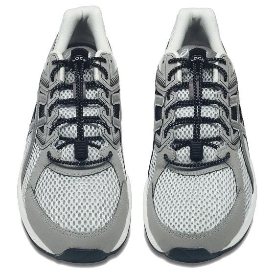 Lock Laces Elastic No Tie Snørebånd 2 Pak Sort