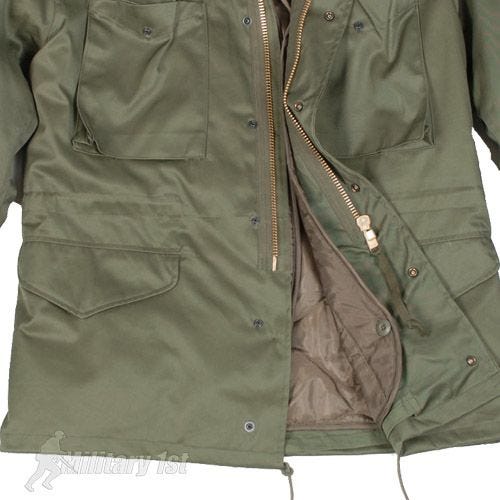 Mil-Tec Classic M65 US Jakke - Olivenfarvet