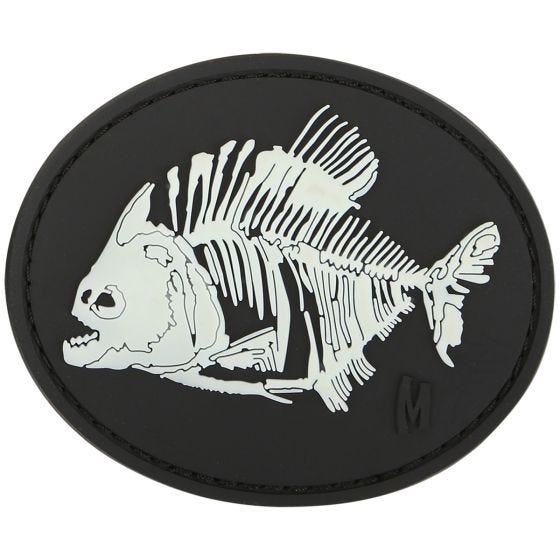 Maxpedition Piranha Bones Moralemærke - GLOW