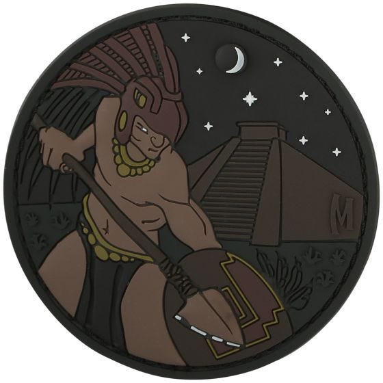 Maxpedition Aztec Warrior Moralemærke - GLOW